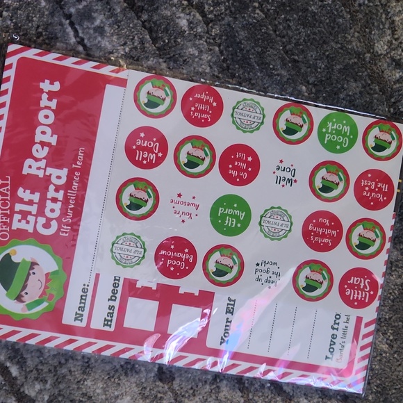 Chistmas Elf with elf report card pack - Picture 7 of 7